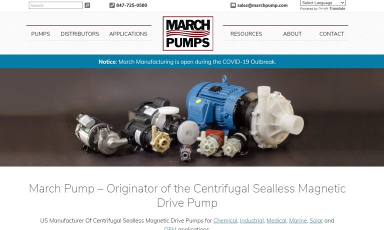 March Manufacturing, Incorporated